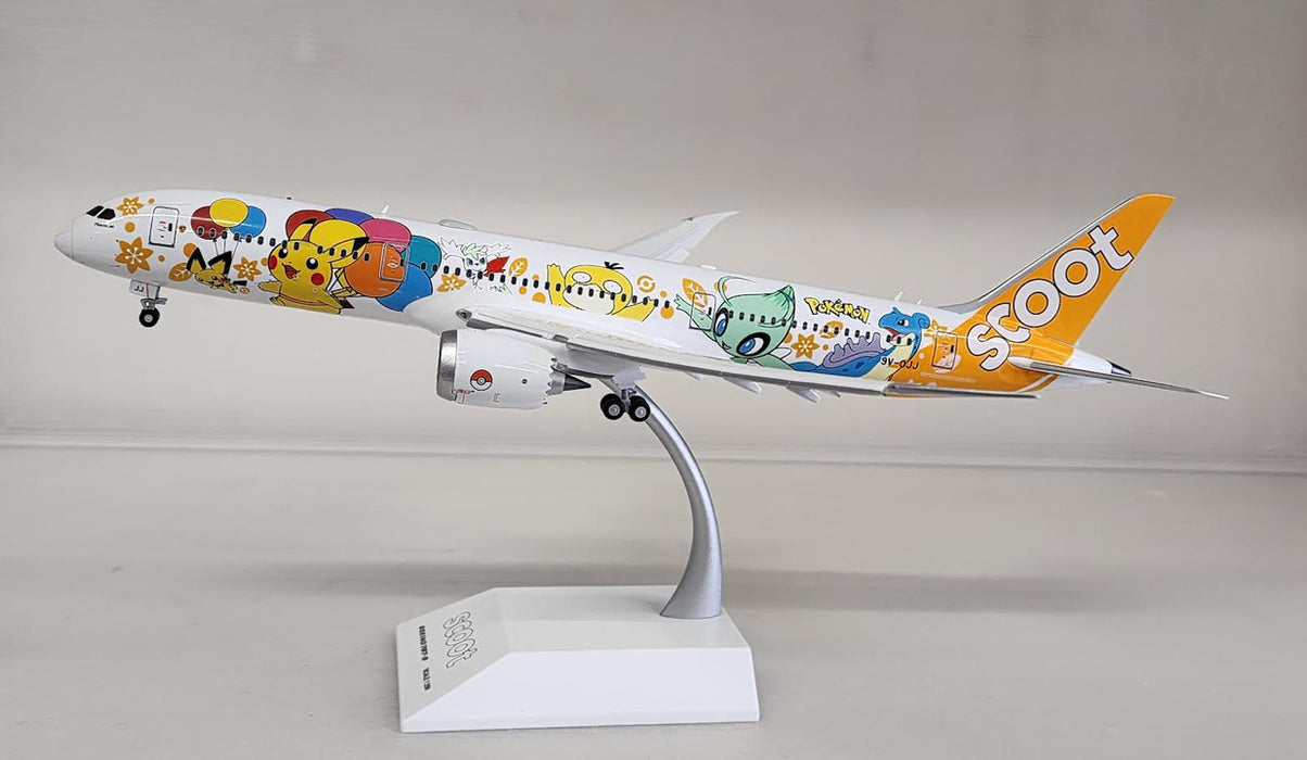 SA2020A | JC Wings 1:200 | Scoot Boeing 787-9 Dreamliner Pokemon Livery Flap Down 9V-OJJ (with Stand)