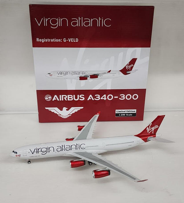 EAG100023 | Eagle 1:200 | Airbus A340-300 Virgin Atlantic G-VELD