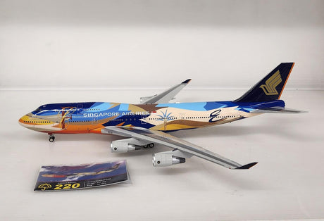 JF-747-4-002 | JFox Models 1:200 | Boeing 747-400 Singapore Airlines 9V-SPL, 'Tropical' [-]
