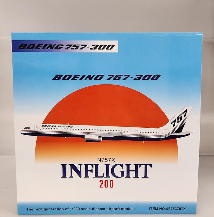 IF753757X | InFlight200 1:200 | Boeing 757-300 House N757X with stand