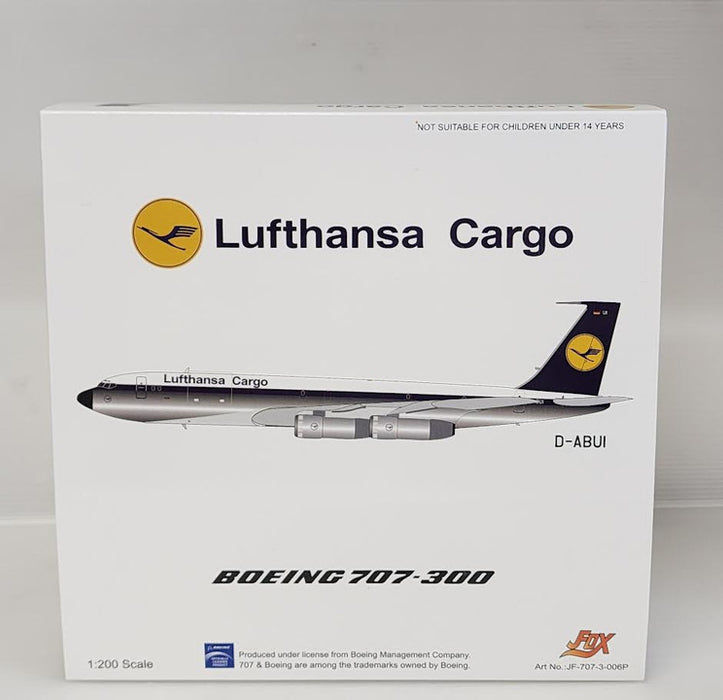 JF-707-3-006P | JFox Models 1:200 | Boeing 707-330C Lufthansa Cargo D-ABUI