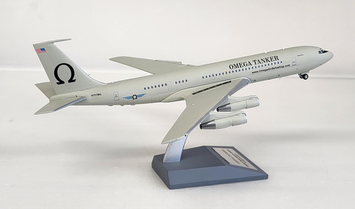 IF707OME707 | InFlight200 1:200 | Boeing 707-300 N707MQ Omega Tanker (with stand)