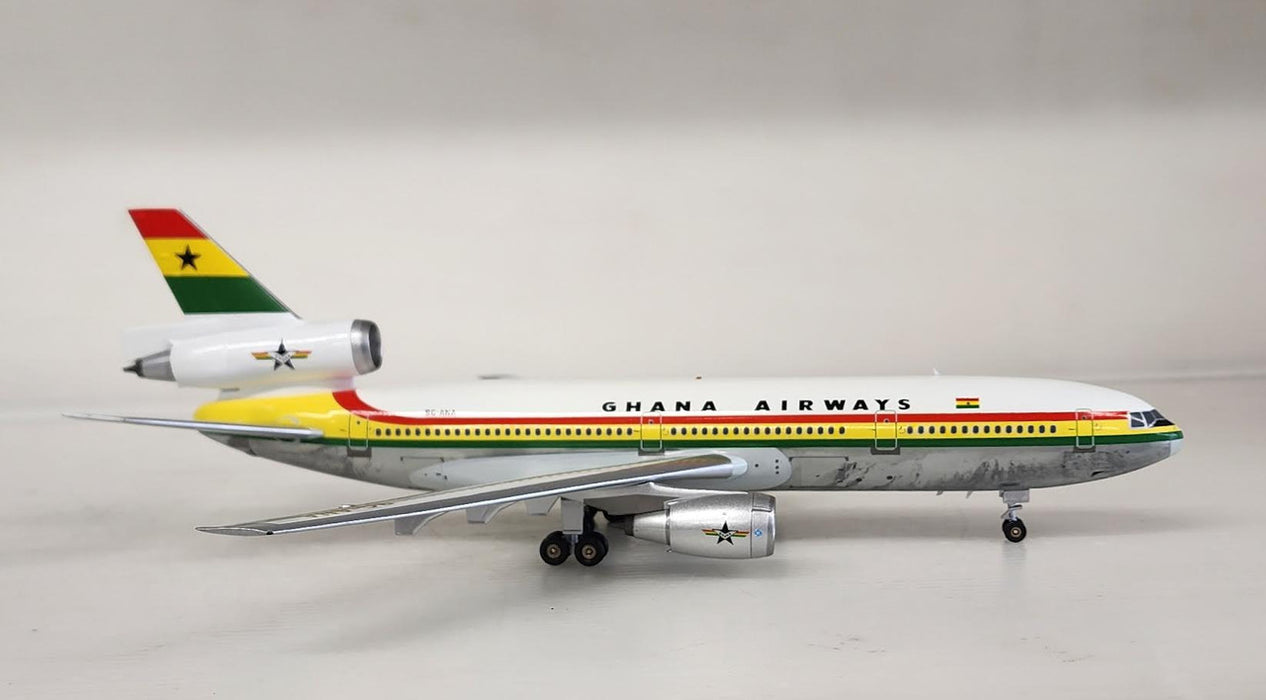 IFDC100413LR | InFlight200 1:200 | McDonnell Douglas DC-10-30 Ghana Airways 9G-ANA (polished) PRE-OWNED