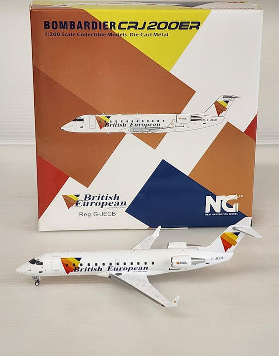 NG52075 | NG Models 1:200 | CRJ-200LR British European Airways G-JECB