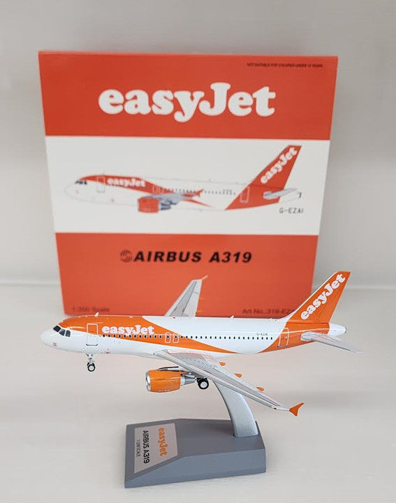 319-EZAI | Blue Box 1:200 | Airbus A319 easyJet G-EZAI (with stand) DUE SEPTEMBER 2025