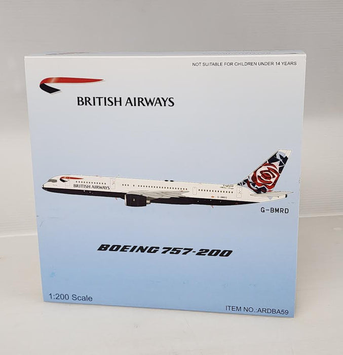 ARDBA59 | ARD Models 1:200 | Boeing 757-236 British Airways G-BMRD 'Chelsea Rose' (with stand)