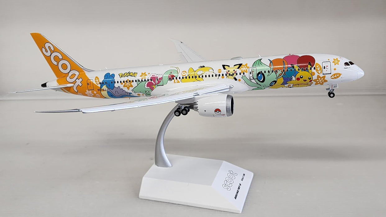 SA2020A | JC Wings 1:200 | Scoot Boeing 787-9 Dreamliner Pokemon Livery Flap Down 9V-OJJ (with Stand)