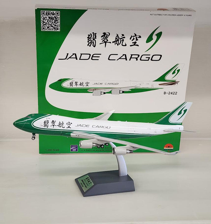 IF744JI001 | InFlight200 1:200 | Boeing 747-400 Jade Cargo B-2422 (with stand)