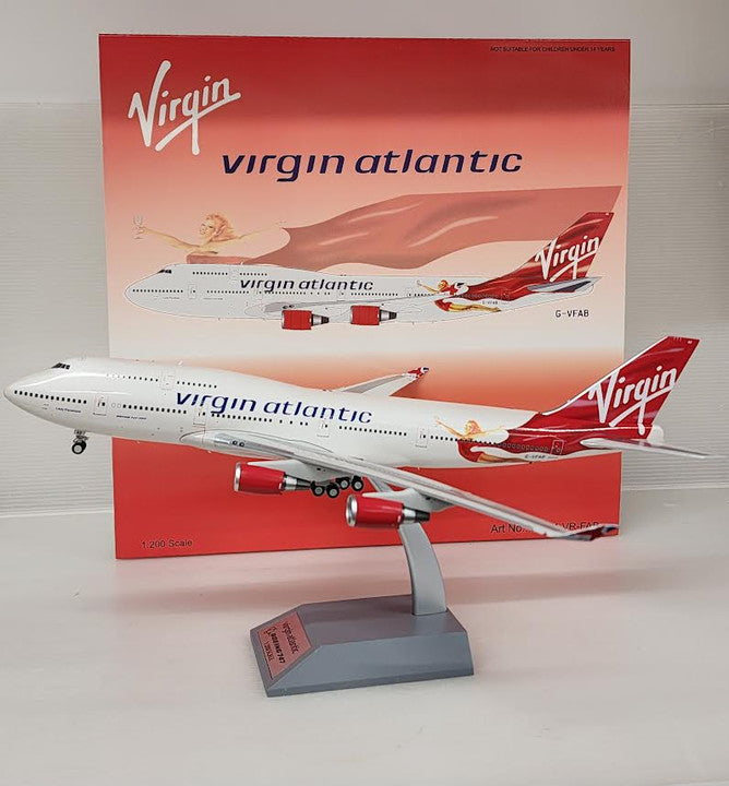 B-744-VR-FAB | Blue Box 1:200 | Boeing 747-400 Virgin Atlantic Airways G-VFAB