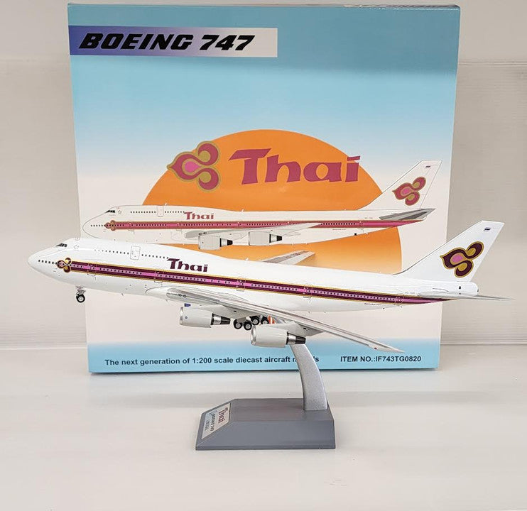 IF743TG0820 | InFlight200 1:200 | Boeing 747-300 Thai HS-TGD (with stand)
