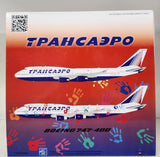 IF744UN002 | InFlight200 1:200 | Boeing 747-400 Transaero EI-XLK, 'Flight of Hope' (with stand)