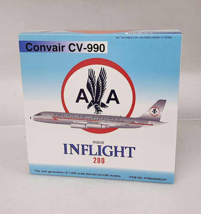 IF990AA0823P | InFlight200 1:200 | Convair CV-990 American Airlines N5608 (with stand)