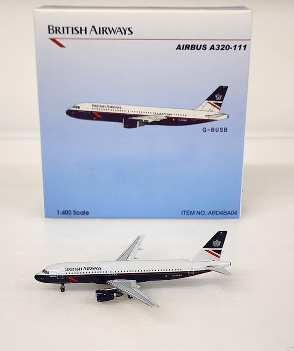 ARD4BA04 | ARD Models 1:400 | Airbus A320-100 British Airways G-BUSB, 'Landor' (without winglets)