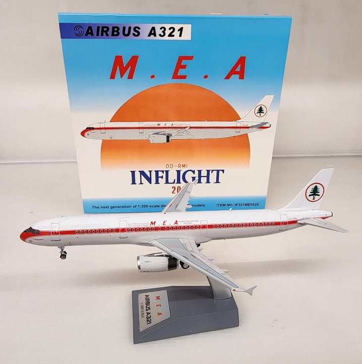 IF321ME0520 | InFlight200 1:200 | Airbus A321 MEA OD-RMI (with stand)