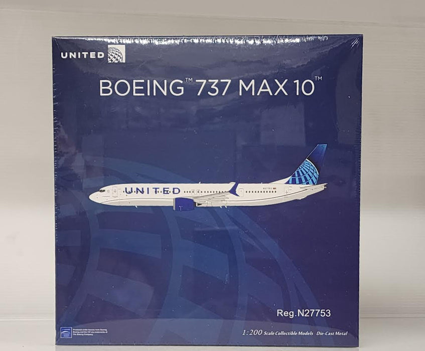 NG95001 | NG Models 1:200 | Boeing 737 MAX 10 United Airlines N27753