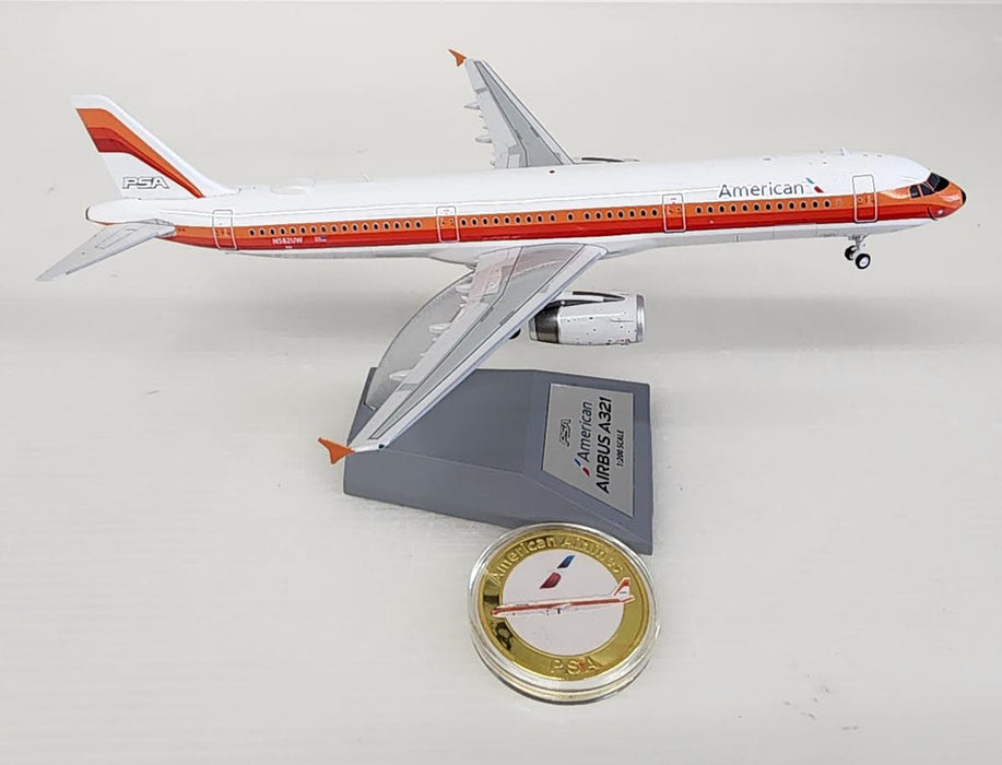 IF321AA582 | InFlight200 1:200 | A321-231 American Airlines/PSA N582UW (with coin and stand)