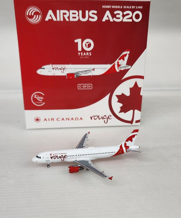 C0030 | C Models 1:400 | Airbus A320Air Canada Rouge C-GFCH, '10 Years'