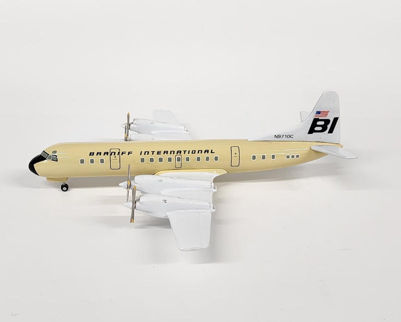 SL-YELLOWN9710C | Skyline Classics 1:200 | Electra Braniff International Yellow N9710C **PRE-OWNED**