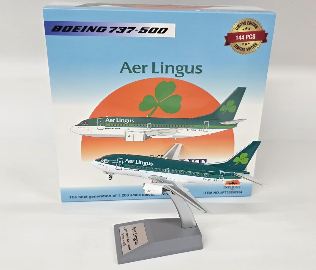 IF735EI0924 | InFlight200 | Boeing 737-548 Aer Lingus EI-CDA with stand