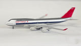 B-744-NW001P | Blue Box 1:200 | Boeing 747-400 Northwest N662US (polished, with stand) ** PRE OWNED**