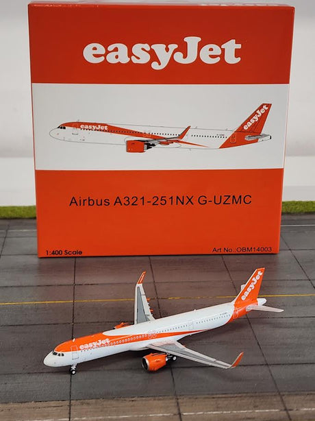 OBM14003 | Panda Models 1:400 | Airbus A321 easyJet G-UZMC