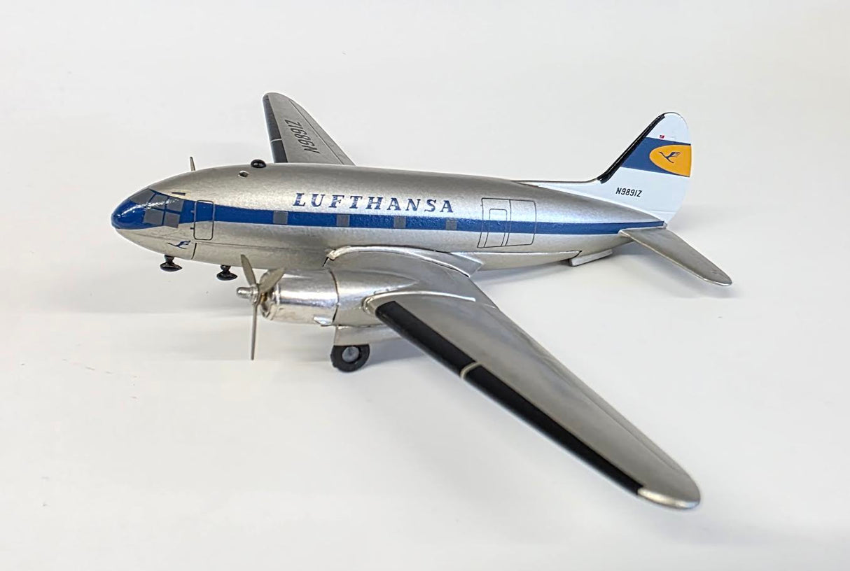 CA33A | Western Models UK 1:200 | Curtiss C-46 Commando Lufthansa N9891Z **PRE-OWNED**
