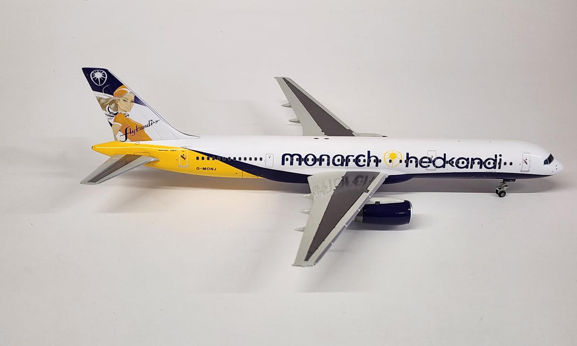 RUS010 | Russell Plastic Models 1:200 | Boeing 757-200 Monarch Airlines 'HedKandi' G-MONJ (2008)