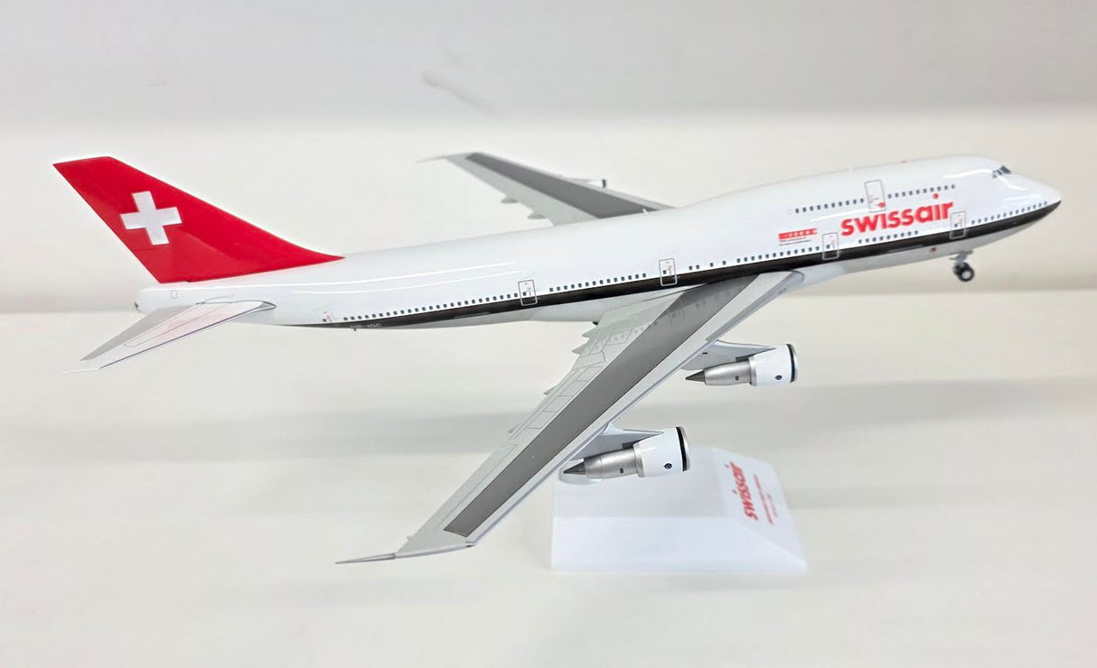 XX20527 | JC Wings 1:200 | Boeing 747-300 Swissair M 700th Anniversary of the Swiss Confederation Polished With Stand HB-IGC