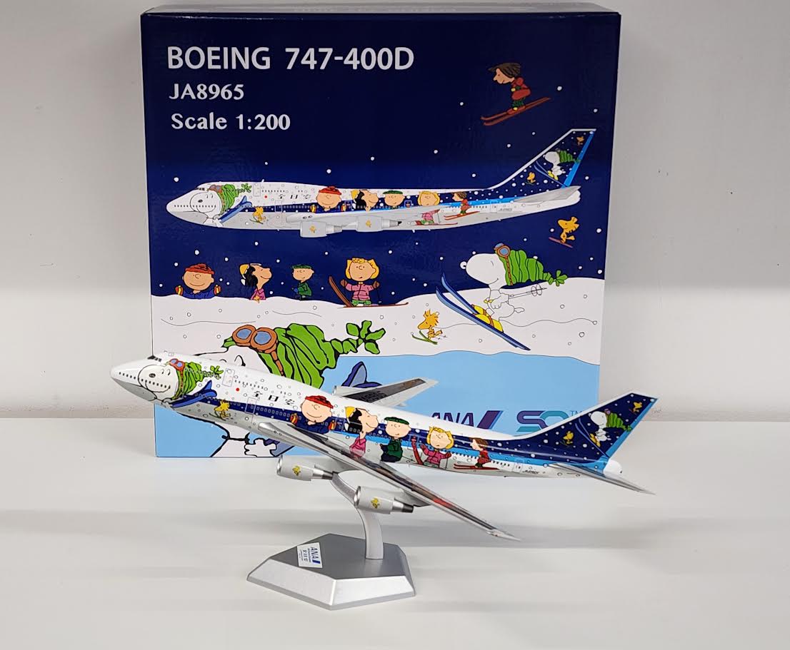 L2020 | SQ Wings 1:200 | B747-400D ANA All Nippon JA8965, 'Snoopy'
