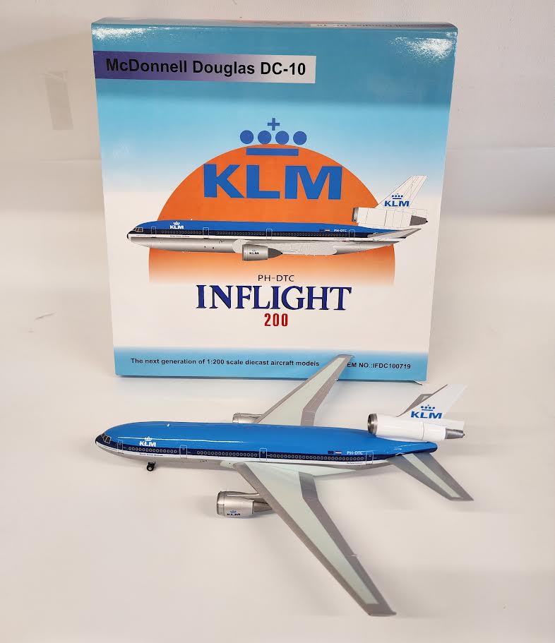 IFDC100719 | InFlight200 1:200 | DC-10-30 KLM PH-DTC (with stand)**PRE OWNED**