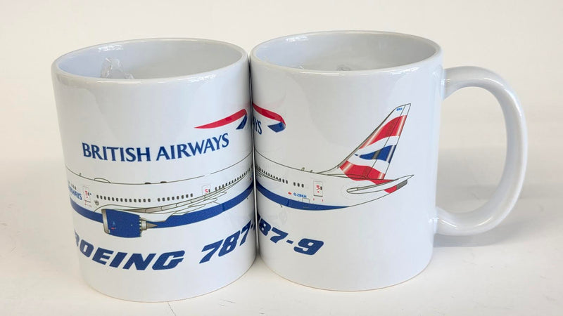 BAMUG7879 | Gifts Mugs | Coffee Mug - Boeing 787-9 British Airways G-ZBKH