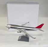 B-744-NW001P | Blue Box 1:200 | Boeing 747-400 Northwest N662US (polished, with stand) ** PRE OWNED**