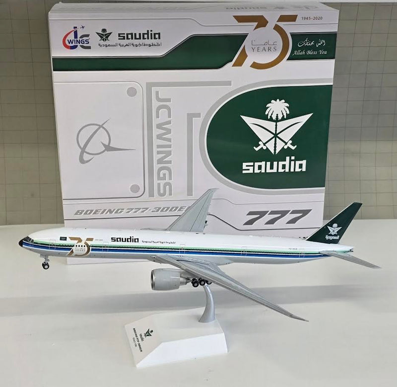LH2336 | JC Wings 1:200 | Saudi Arabian Airlines Boeing 777-300(ER) Retro Livery Reg: HZ-AK28