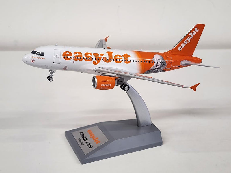 319-ZBI | Blue Box 1:200 | Airbus A319-111 EasyJet G-EZBI (with stand)