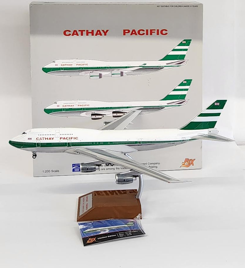 JF7473004 | JFox Models 1:200 | Boeing 747-300 Cathay Pacific VR-HII **PRE OWNED**