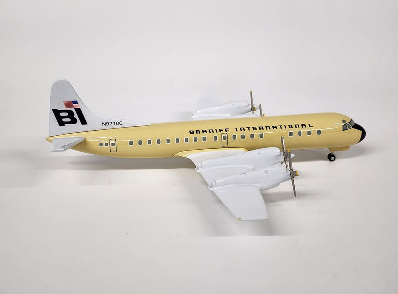 SL-YELLOWN9710C | Skyline Classics 1:200 | Electra Braniff International Yellow N9710C **PRE-OWNED**
