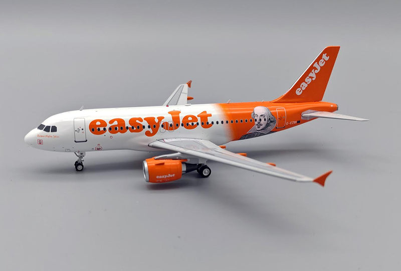 319-ZBI | Blue Box 1:200 | Airbus A319-111 EasyJet G-EZBI (with stand)