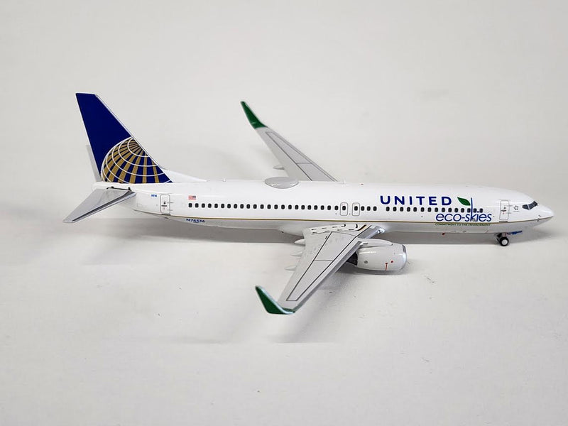CN76516 | C Models 1:400 | Boeing 737-800, United Airlines 'eco skies' N76516