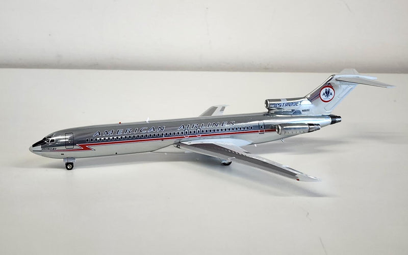 IF722AA0123P | InFlight200 1:200 | Boeing 727-223 American Airlines 'polished' N6830 (with stand)