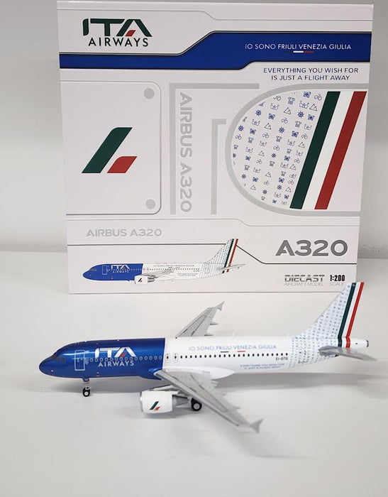 XX20371 | JC Wings 1:200 | AIRBUS A320 ITA AIRWAYS FVG REGION LIVERY REG: EI-DTG