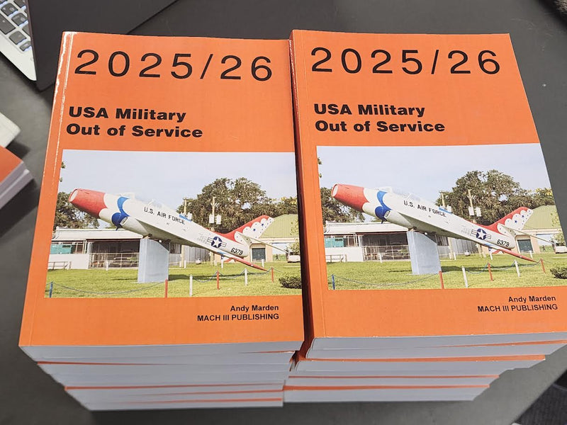 USAMOOS2526 | Mach III Publishing Books | USA Military Out of Service 2025/2026 - Andy Marden