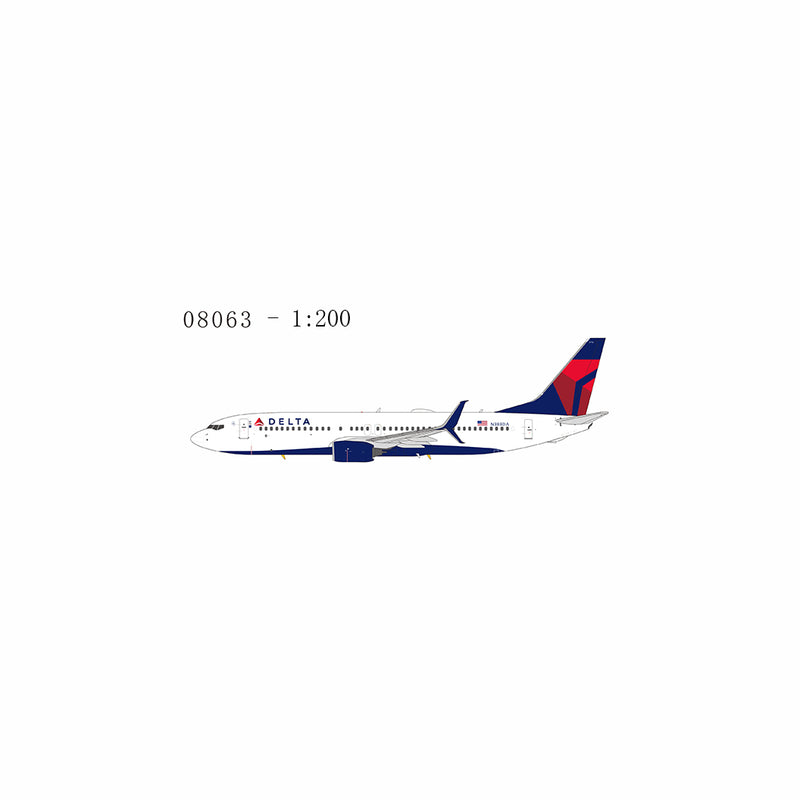 NG08063 | NG Models 1:200 | Boeing 737-800/w Delta Air Lines N388DA (with scimitar winglets) (with stand)