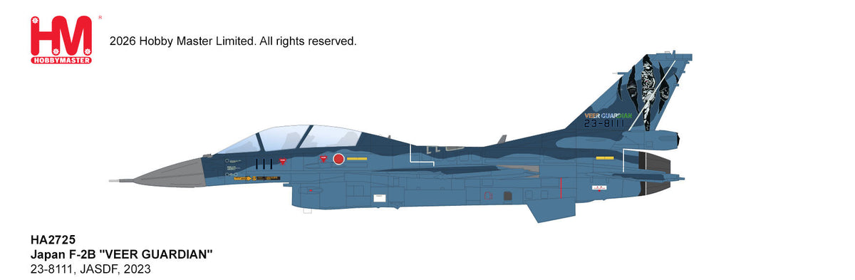 HA2725 Hobby Master 1:72 F-2B diecast model