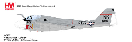 HC1003 Hobby Master 1:72 A-6E Intruder Devil 501 diecast model