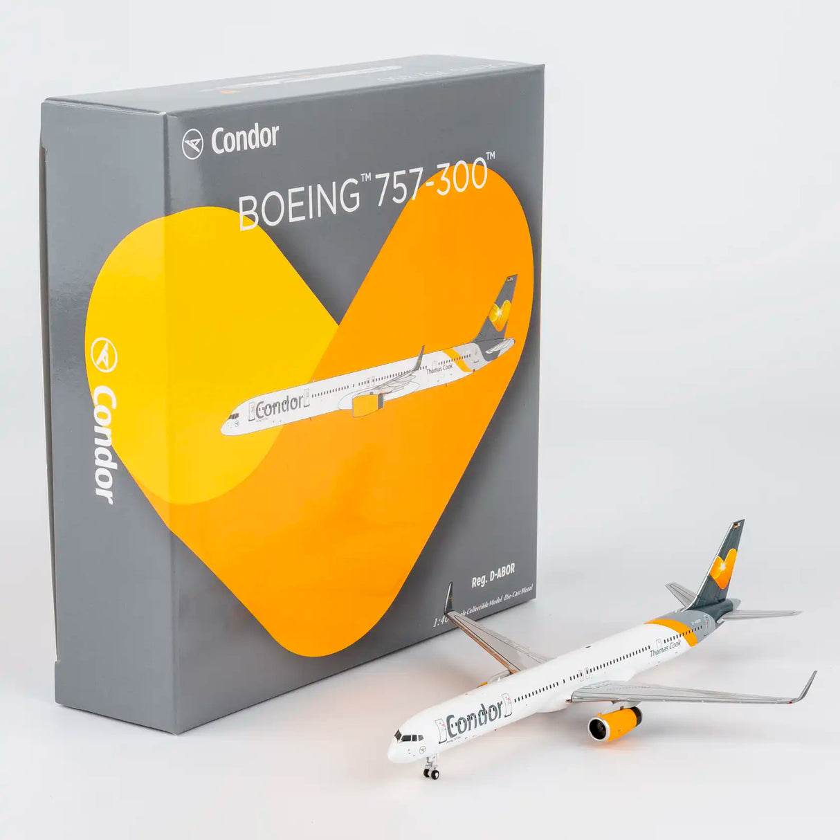 NG45013 | NG Models 1:400 | Boeing 757-300/w Condor D-ABOR  (Condor / Thomas Cook Airlines hybrid livery with heart tail)