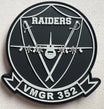 PATCH75 | ARD Souvenirs Patches | 100mm PVC patch - VMGR-352 'Raiders'