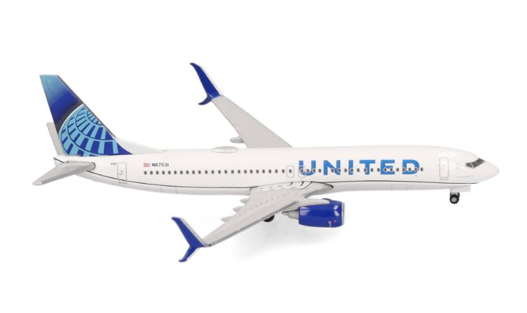 533744-001 | Herpa Wings 1:500 | Boeing 737-800 United Airlines N37267 new 2019 colours