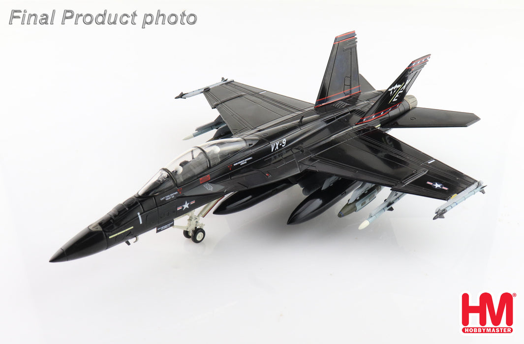 HA5136B | Hobby Master Military 1:72 | F/A-18F 'Vandy I' Super Hornet, 166673, VX-9, US Navy, March 2023 (with full weapons load)