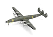 Die-cast metal scale model of a Lockheed L-1649A Lufthansa airplane.