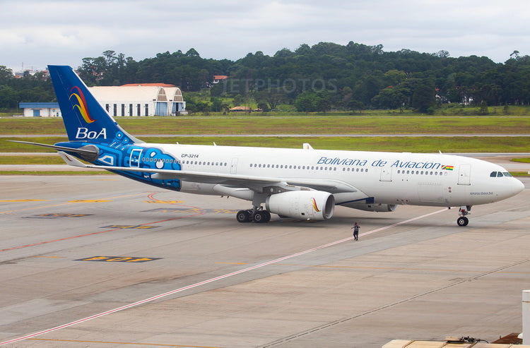 PH11983 | Phoenix 1:400 | Airbus A330-200 Boliviana de Aviacion (BoA) Jaguar Tail CP-3214 | is due April 2025